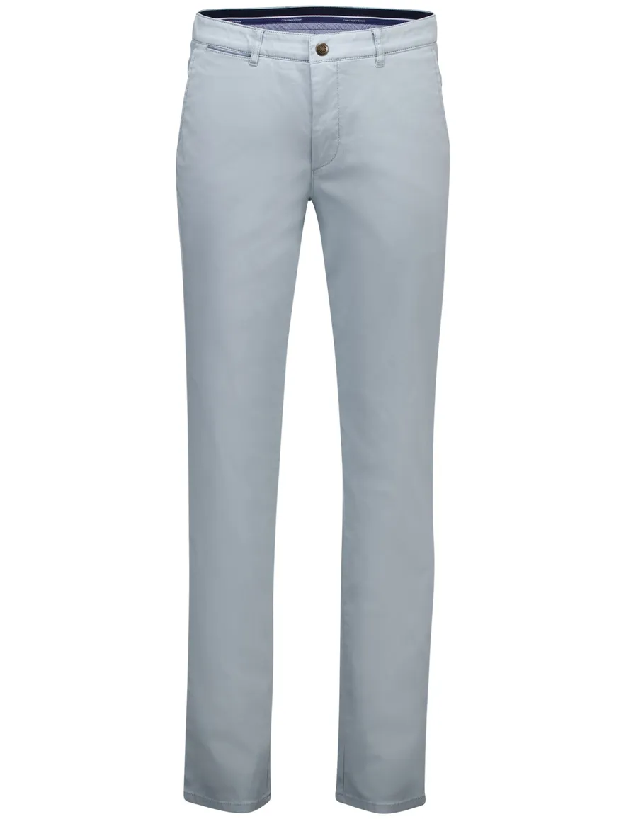 Com4 pantalon lichtblauw katoen