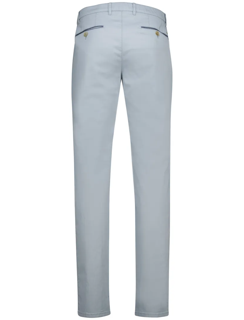 Com4 pantalon lichtblauw katoen