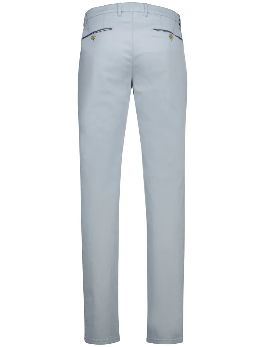Com4 pantalon lichtblauw katoen