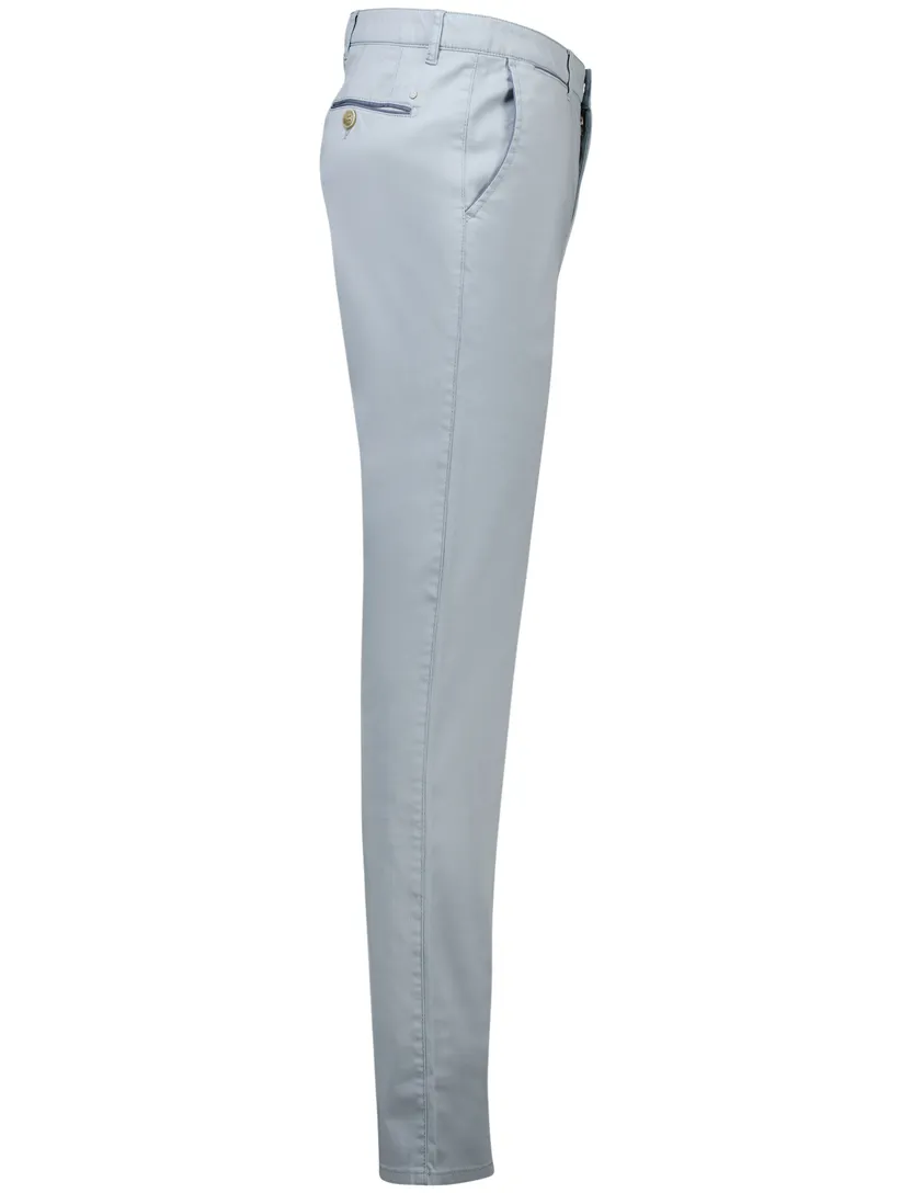 Com4 pantalon lichtblauw katoen