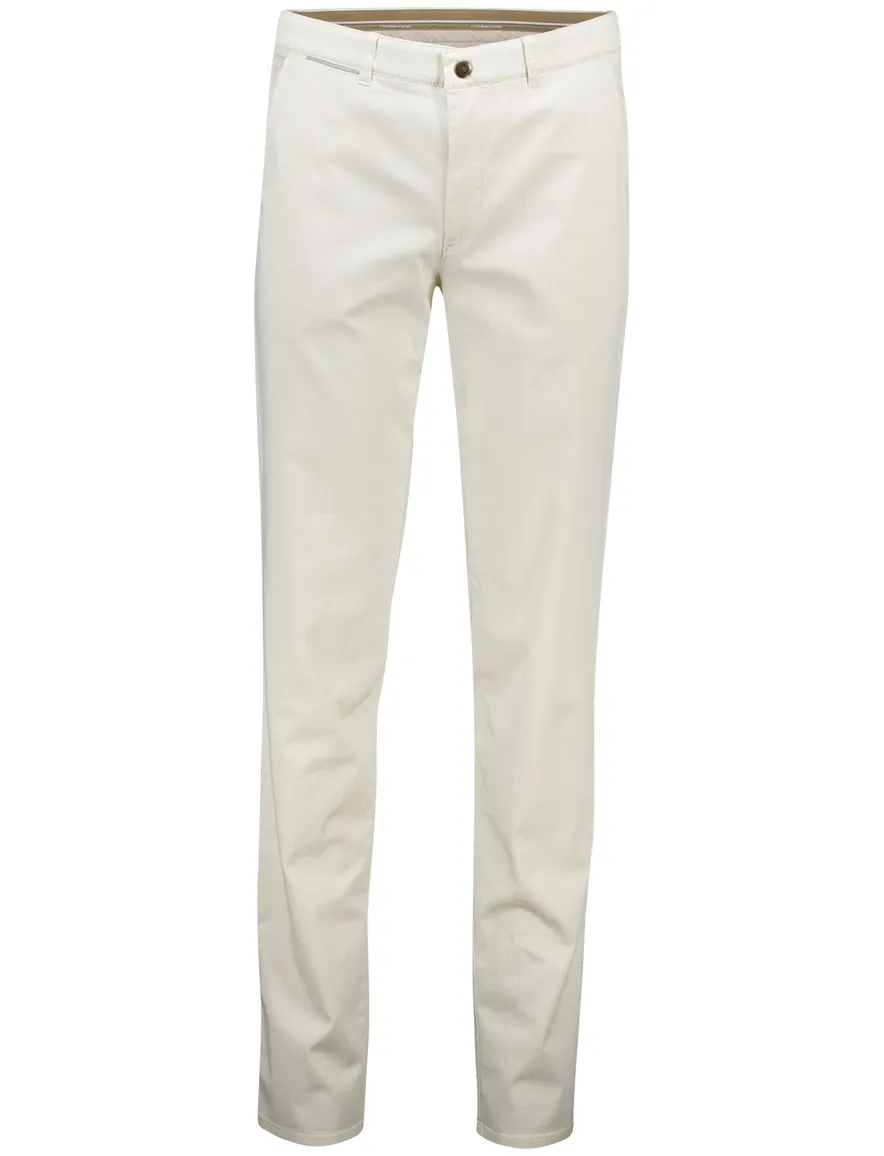 Com4 Pantalon chino creme katoen
