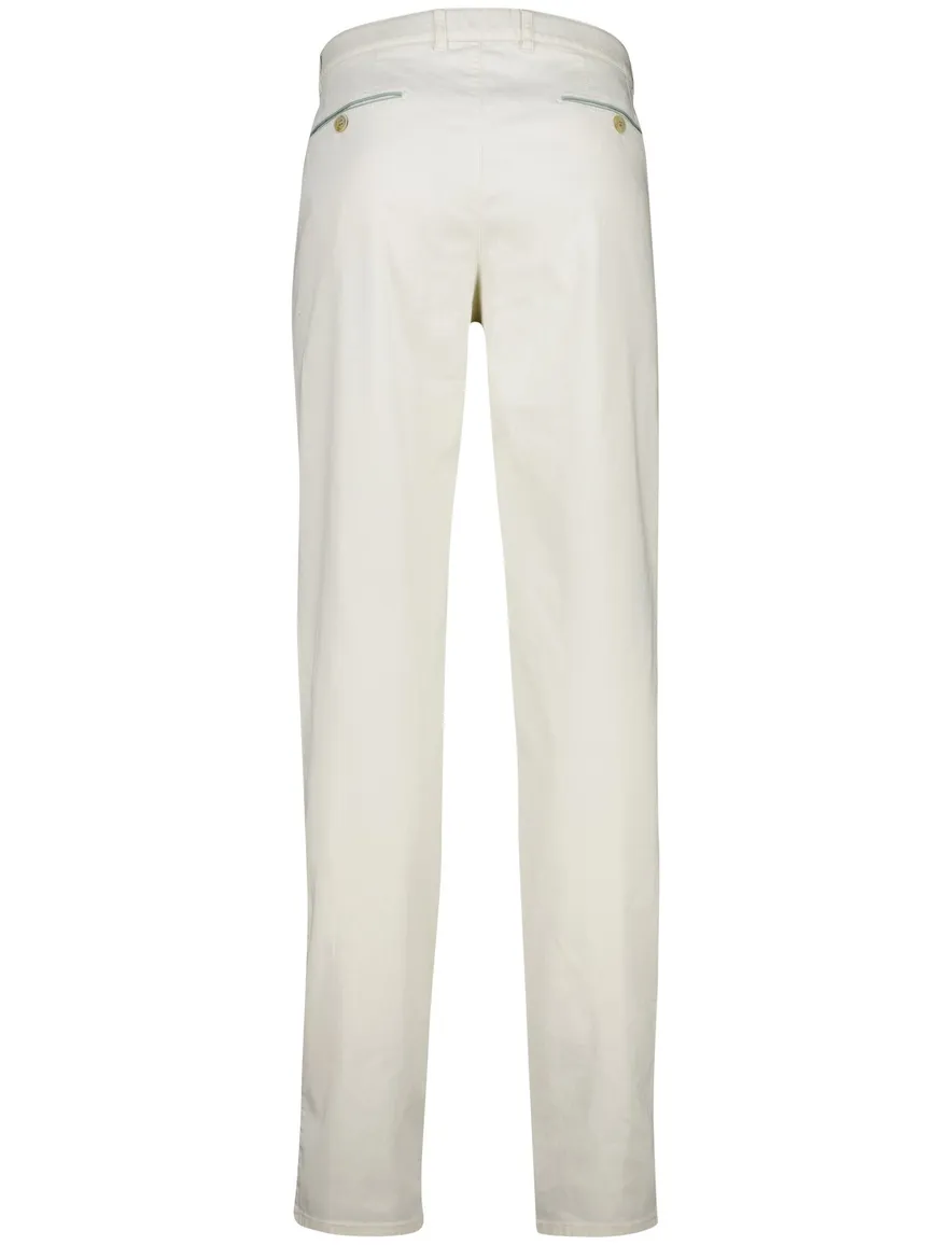 Com4 Pantalon chino creme katoen