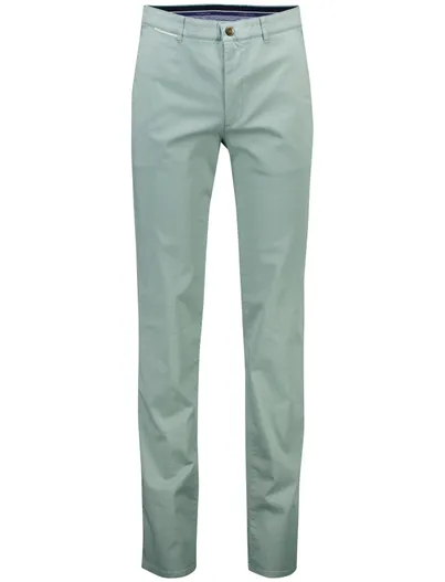 COM4 Com4 Modern Chino Collection groen katoen effen