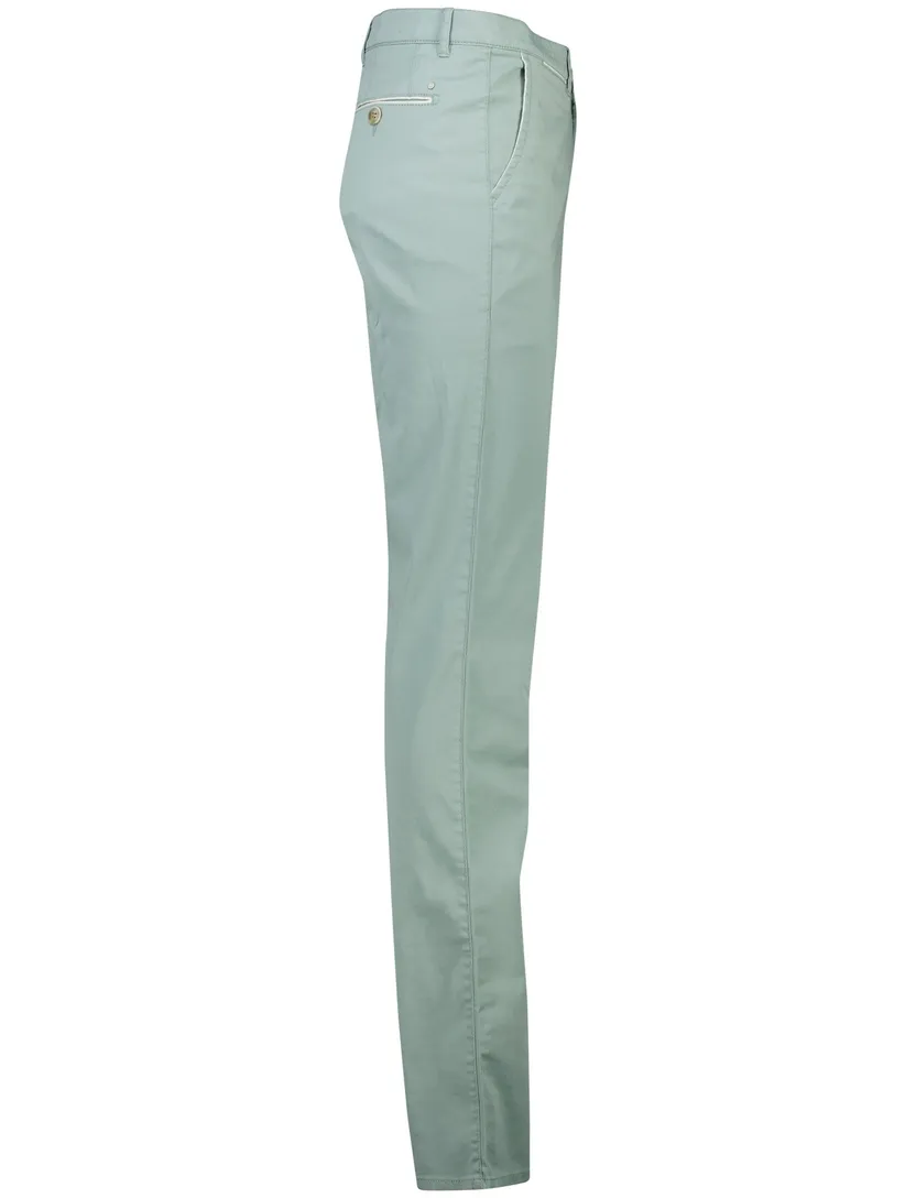 Com4 Modern Chino Collection groen katoen pantalon