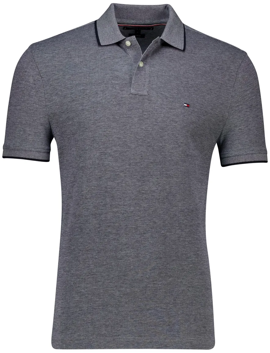 Tommy Hilfiger polo grijs normale fit pique