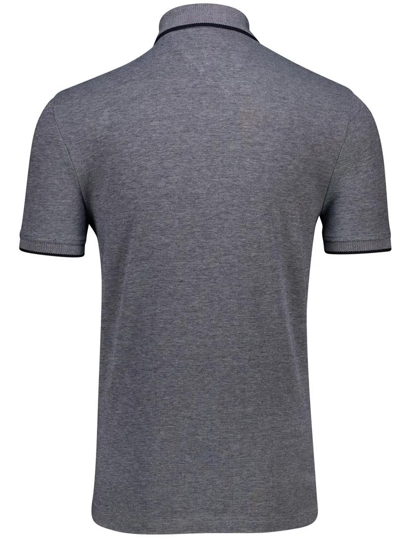 Tommy Hilfiger polo grijs normale fit korte mouw