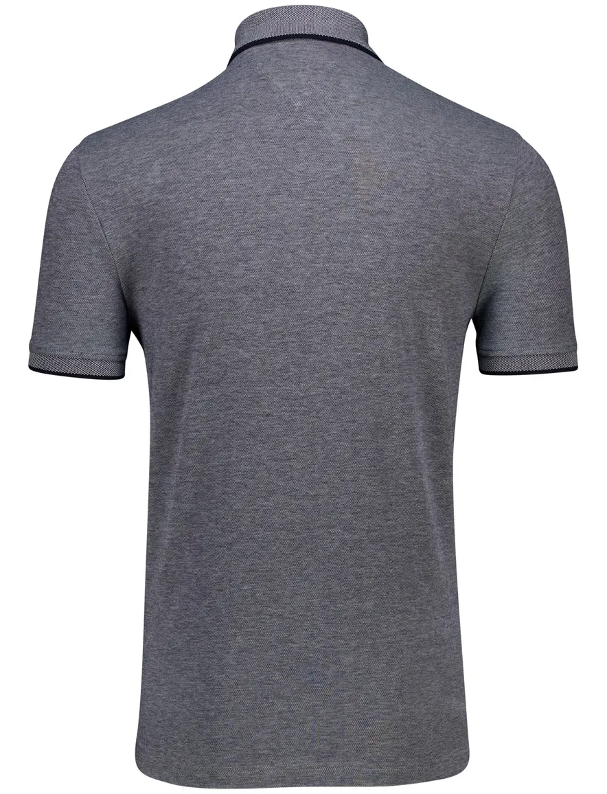 Tommy Hilfiger polo grijs normale fit pique