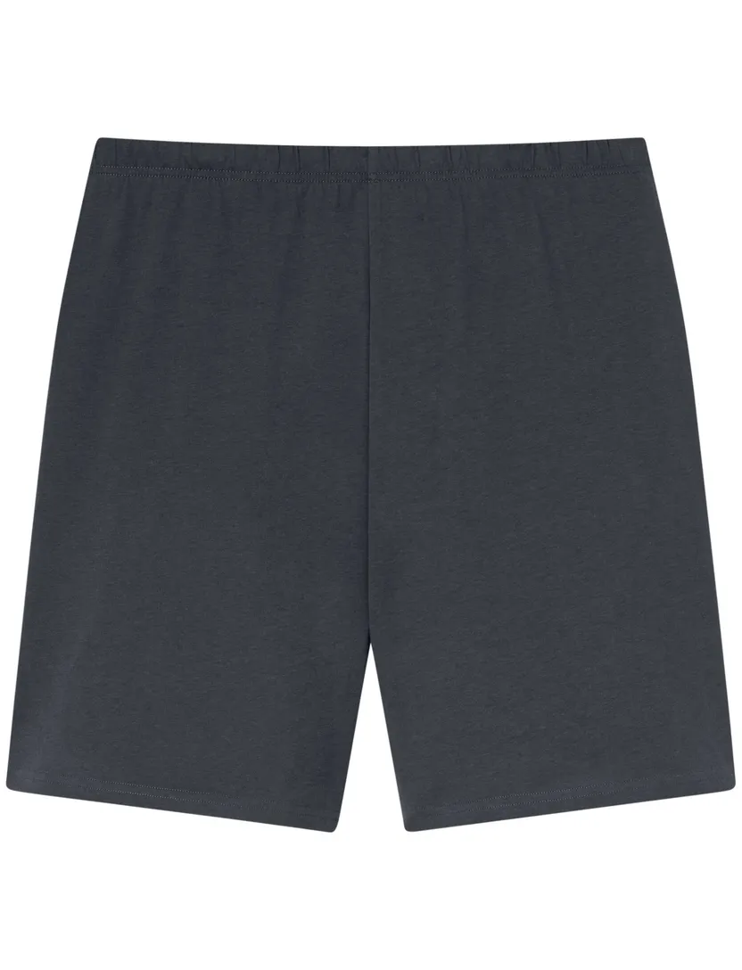 Schiesser shortama blauw-grijs geprint