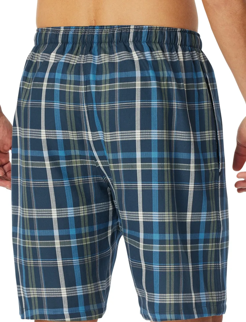 Schiesser pyjamabroek kort navy geprint