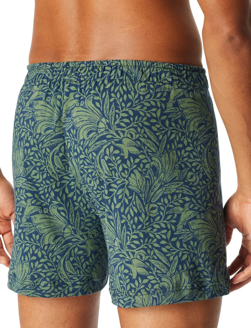 Schiesser boxershorts 2-pack navy-groen