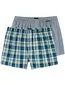 Schiesser boxershorts 2-pack groen katoen