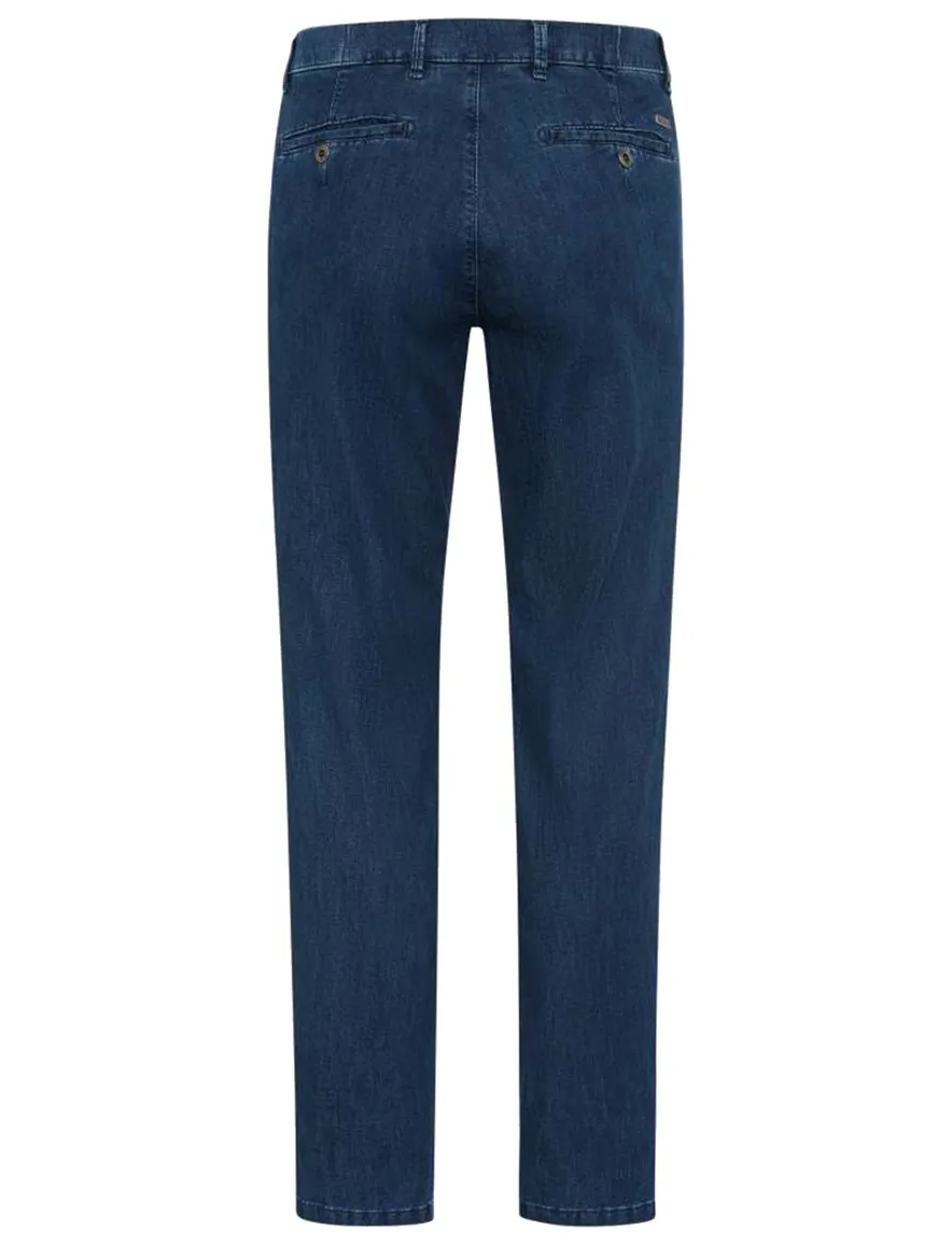 Eurex pantalon jeans Thilo normale fit denim flatfront