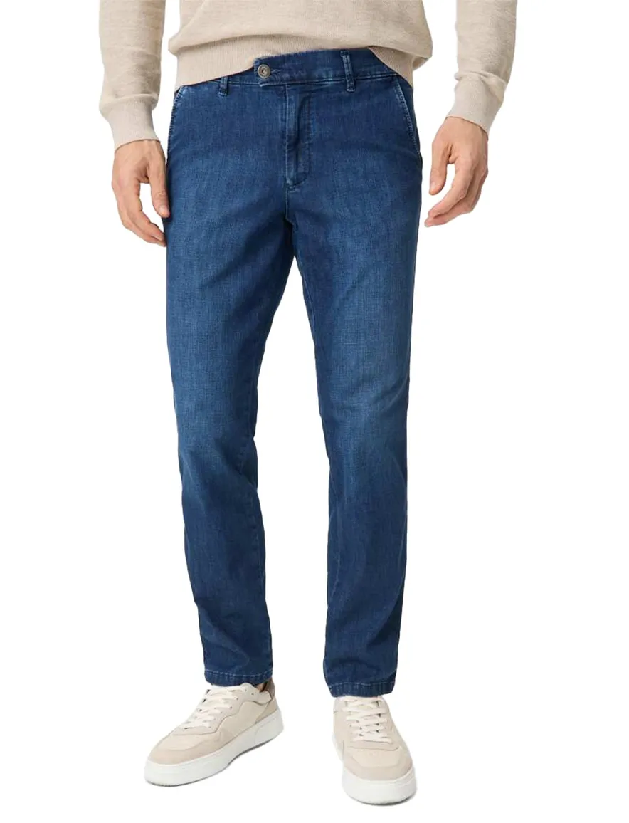 Eurex pantalon jeans Thilo normale fit denim flatfront