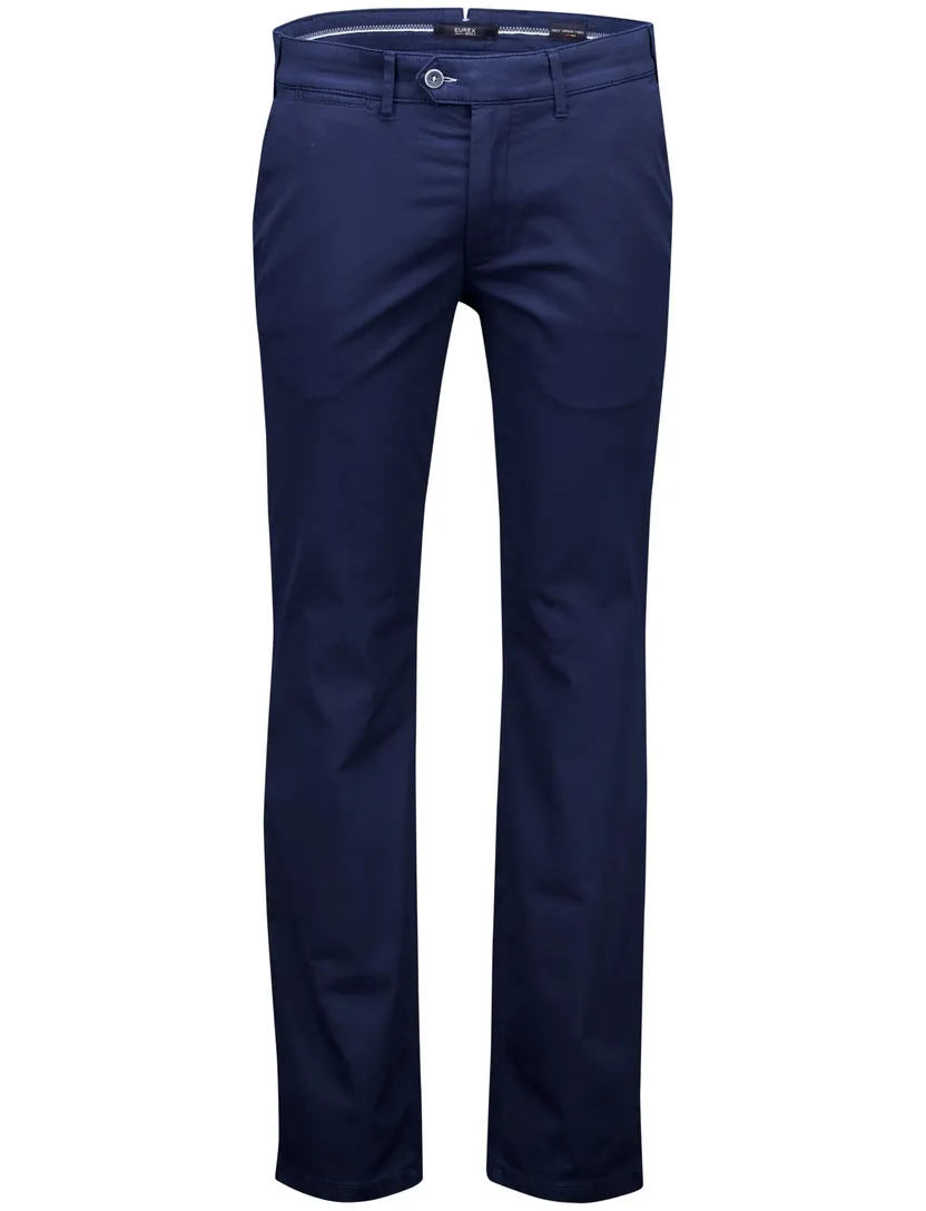 Eurex Joe regular fit pantalon blauw effen