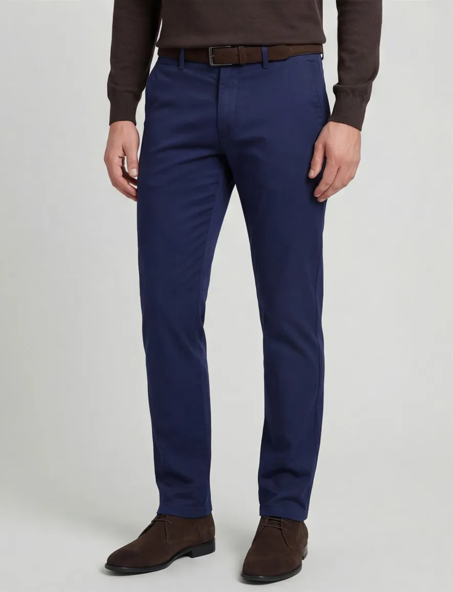 Eurex Joe regular fit pantalon blauw