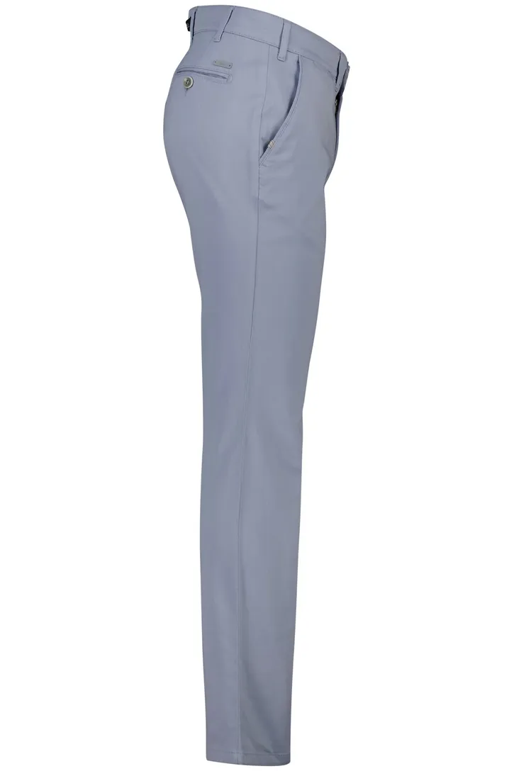 Eurex Blax lichtblauw Pantalon flatfront katoen