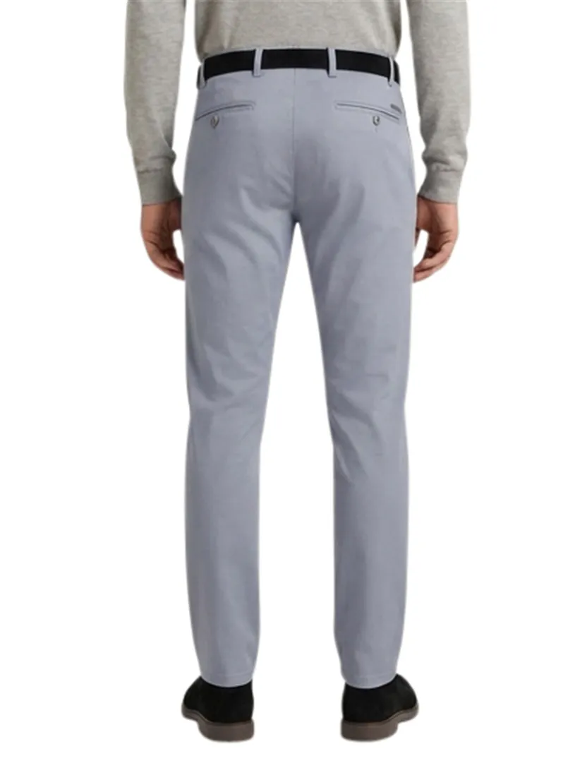 Eurex Blax lichtblauw Pantalon flatfront katoen
