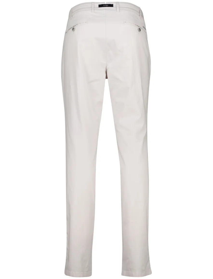 Eurex Pantalon katoen Joe wit regular fit