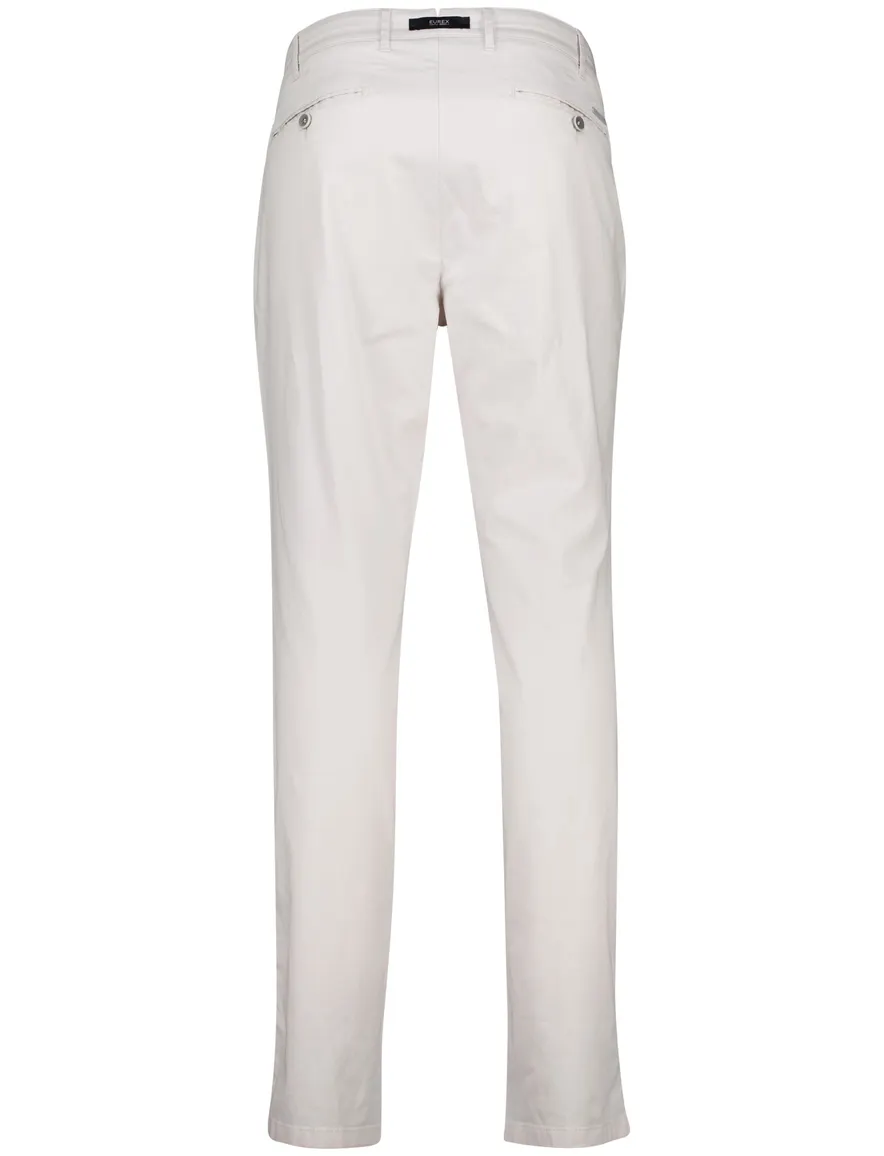 Eurex pantalon katoen wit normale fit