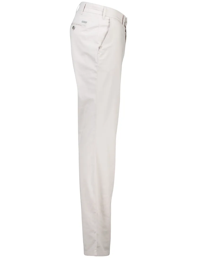 Eurex pantalon katoen Joe wit regular fit