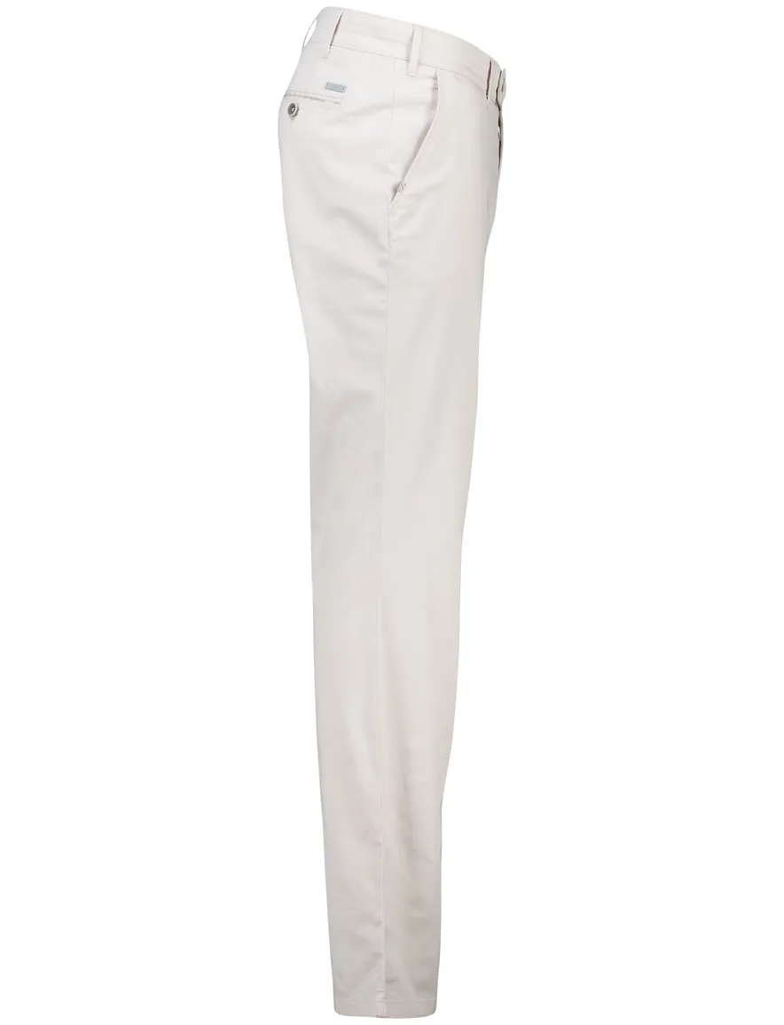 Eurex Pantalon katoen Joe wit regular fit