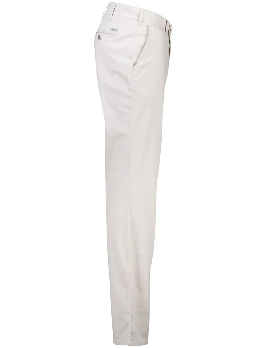 Eurex pantalon katoen wit normale fit