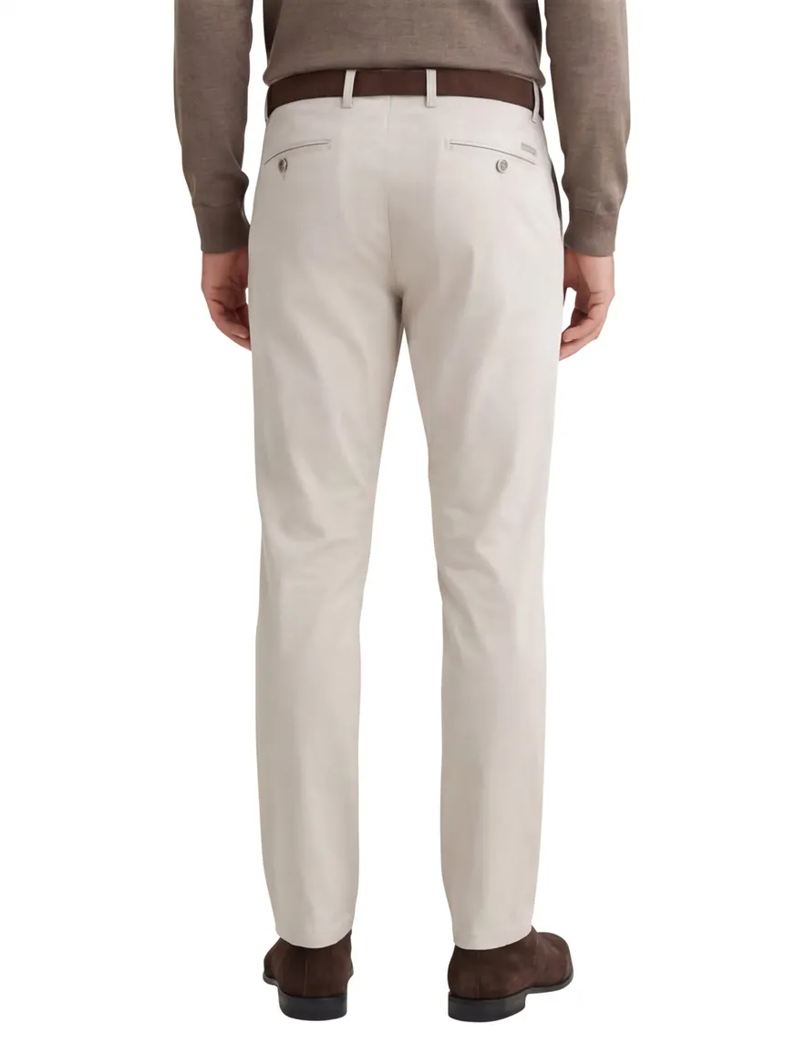 Eurex pantalon katoen wit normale fit