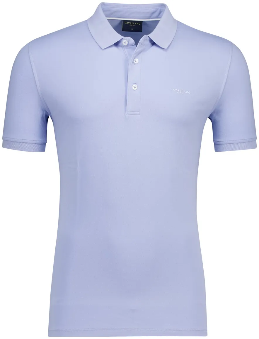 poloshirt korte mouw lichtblauw Cavallaro Napoli