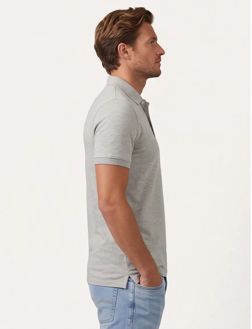 Cavallaro Bavone polo beige korte mouw