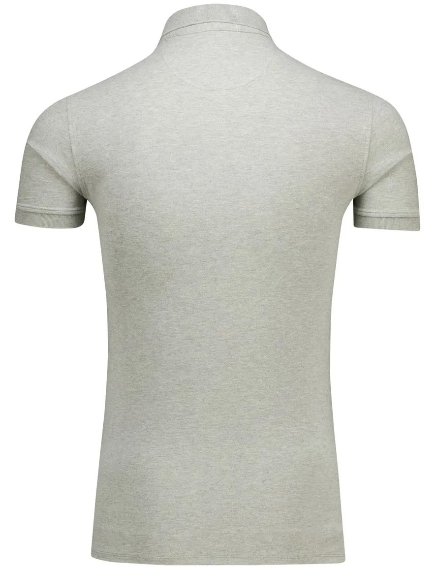 Cavallaro Bavone polo grijs korte mouw