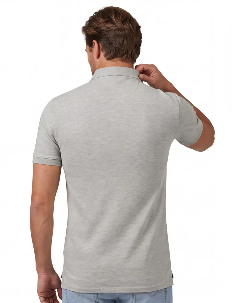 Cavallaro Bavone polo beige korte mouw