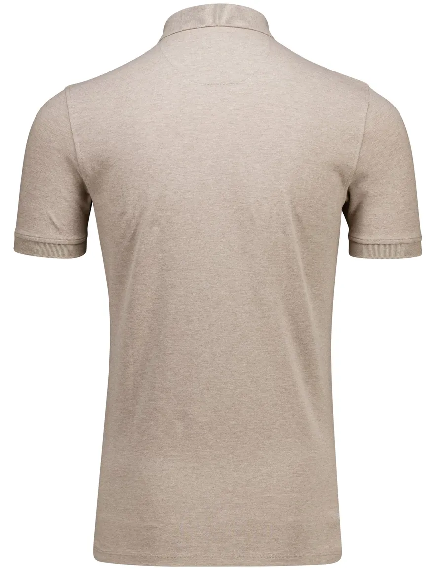 Cavallaro Bavone poloshirt bruin melange