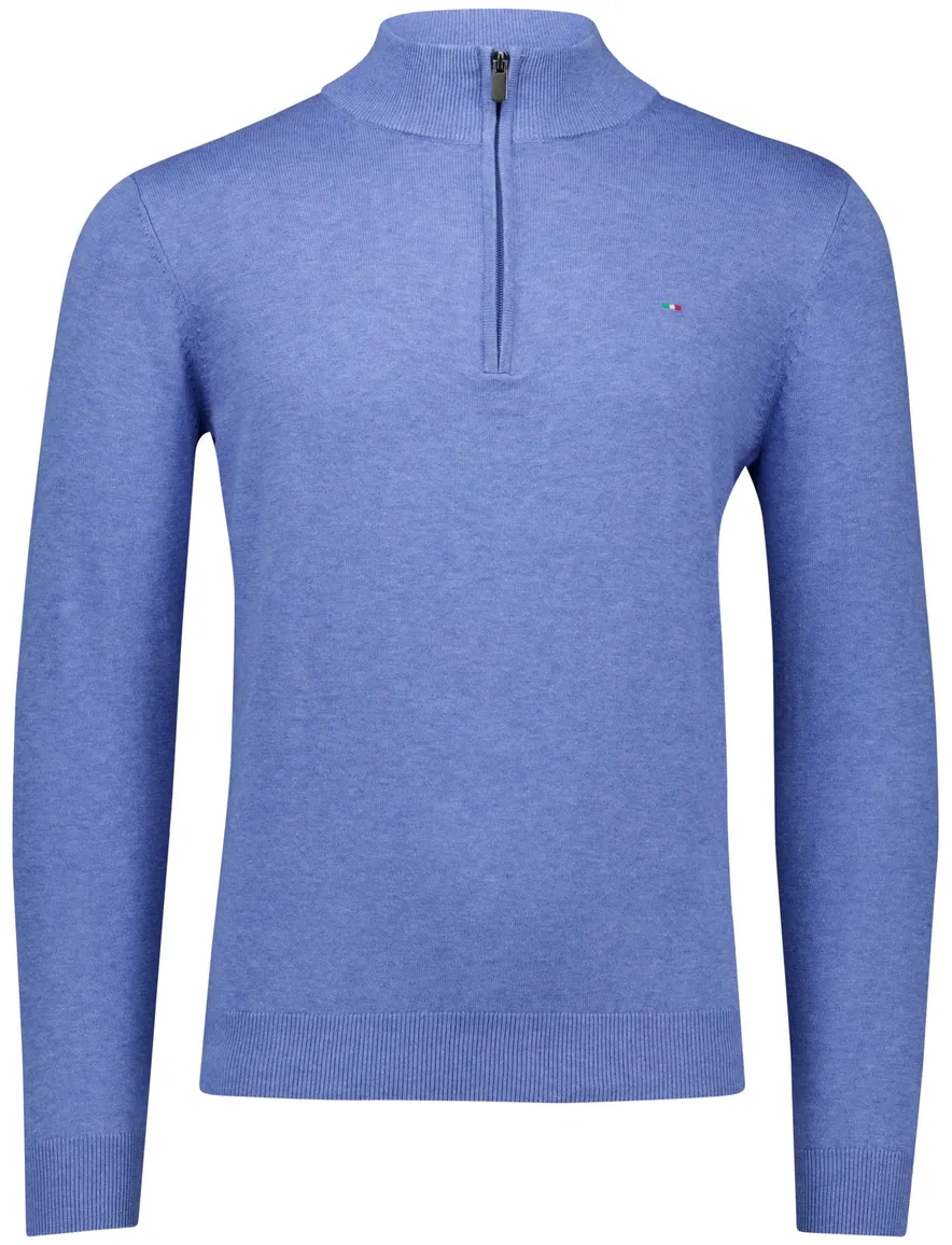 trui blauw Portofino Regular Fit