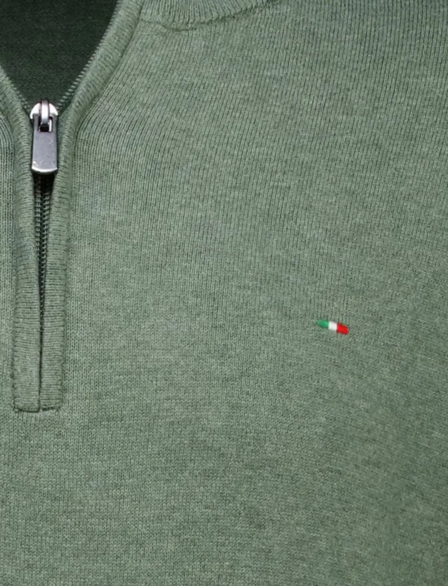trui groen Portofino Regular Fit