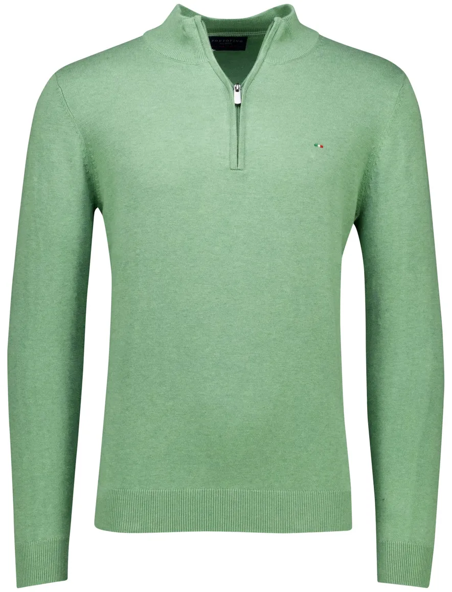 trui groen Portofino Regular Fit