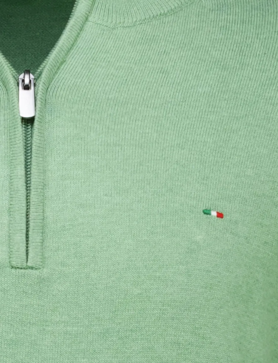 trui groen Portofino Regular Fit