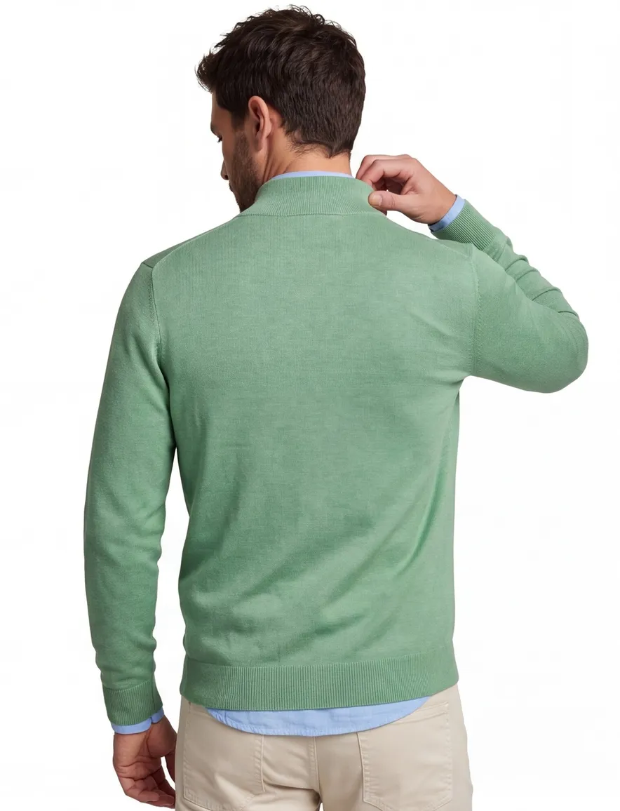 trui groen Portofino Regular Fit