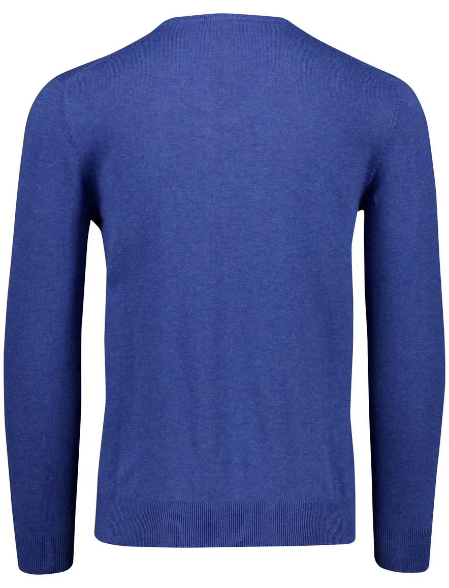 Portofino Vince V-neck Pullover Knit Blauw