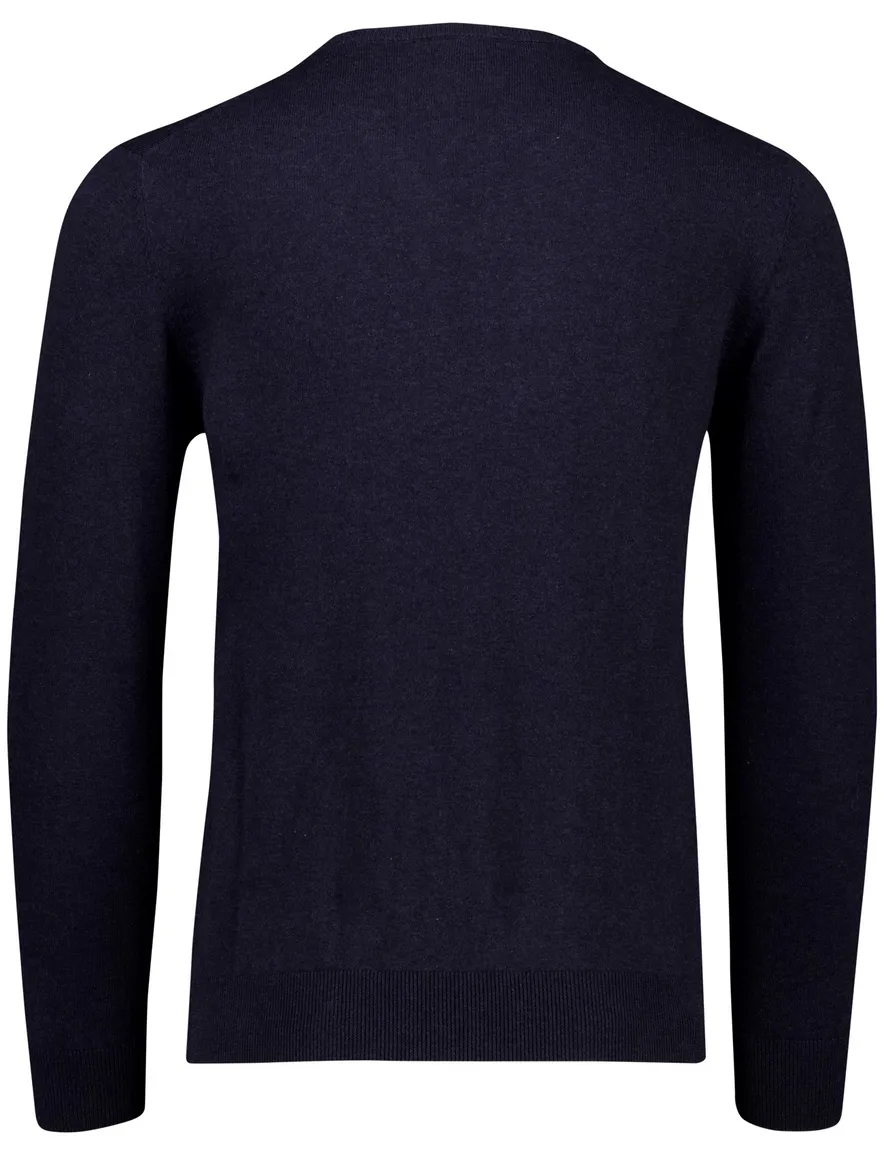Portofino Vince V-neck Pullover Flat Knit navy