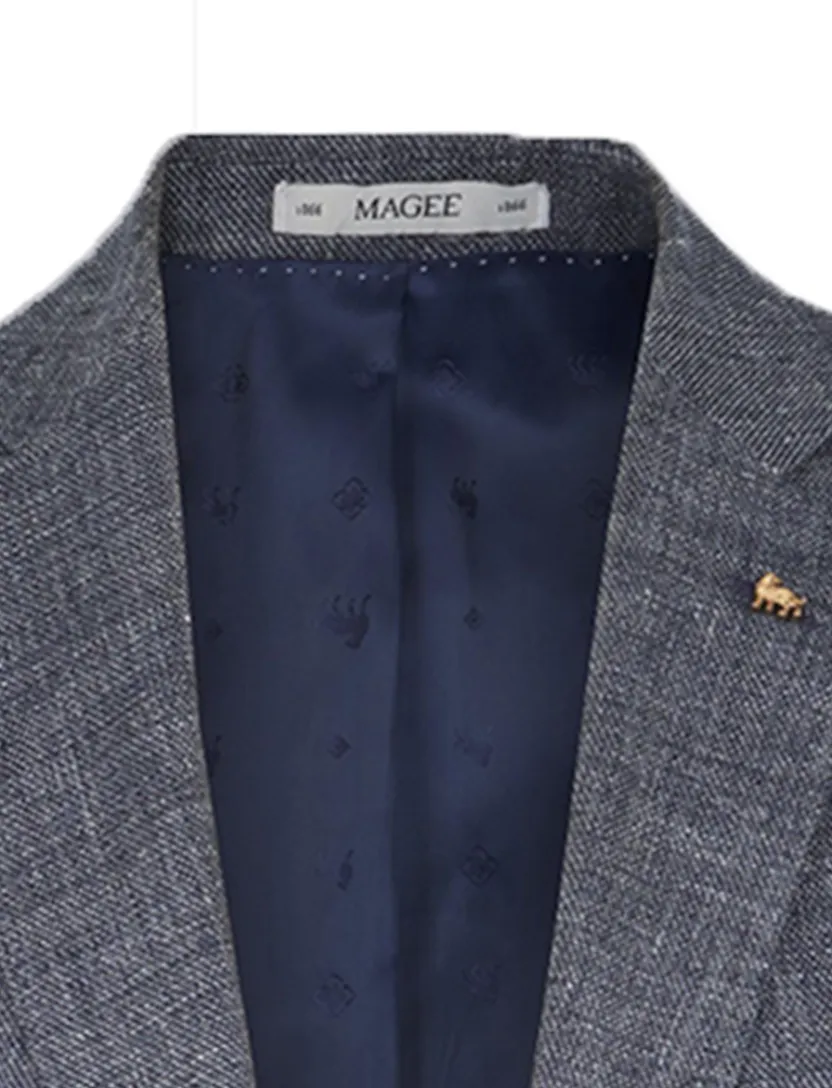 Magee colbert blauw gemeleerd