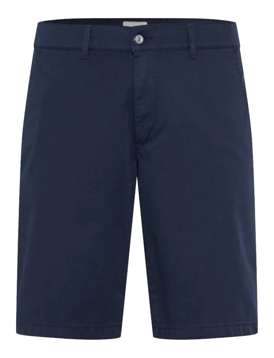 Brax korte broek donkerblauw effen