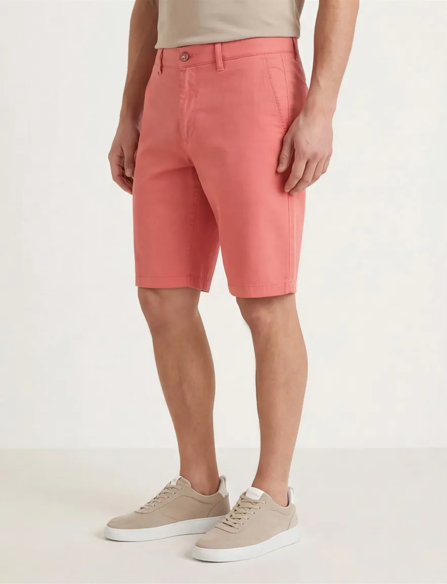 Brax Bozen bermuda oranje katoen