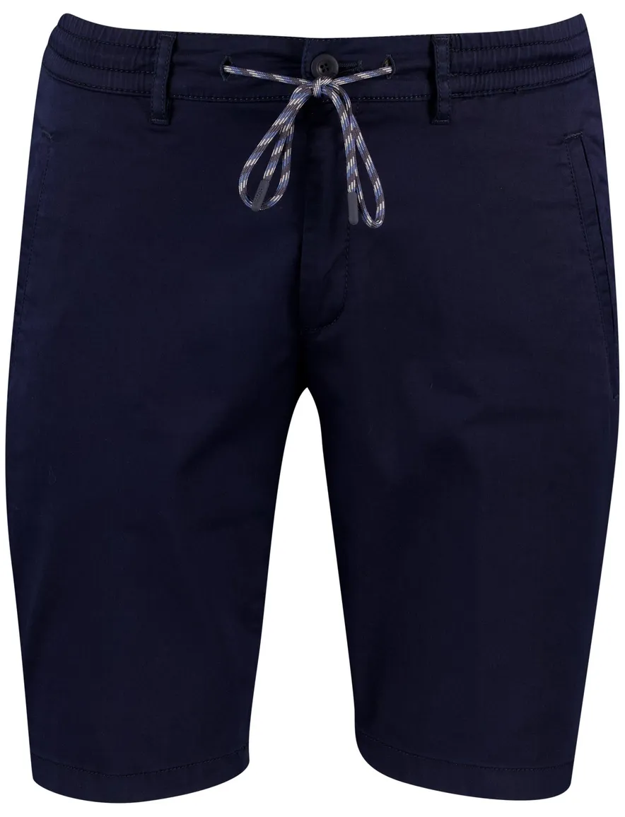 Brax Bermuda phil kb donkerblauw effen katoen