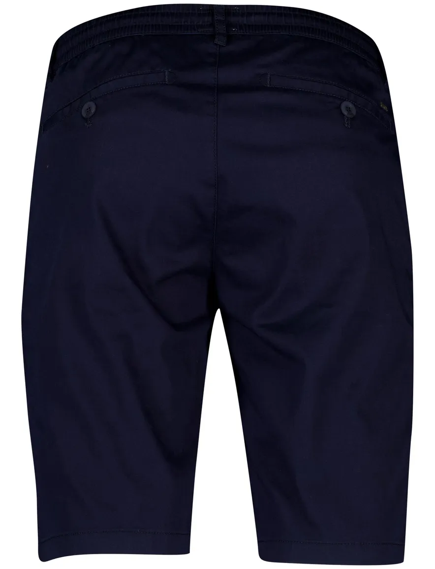 Brax Bermuda phil kb donkerblauw effen katoen