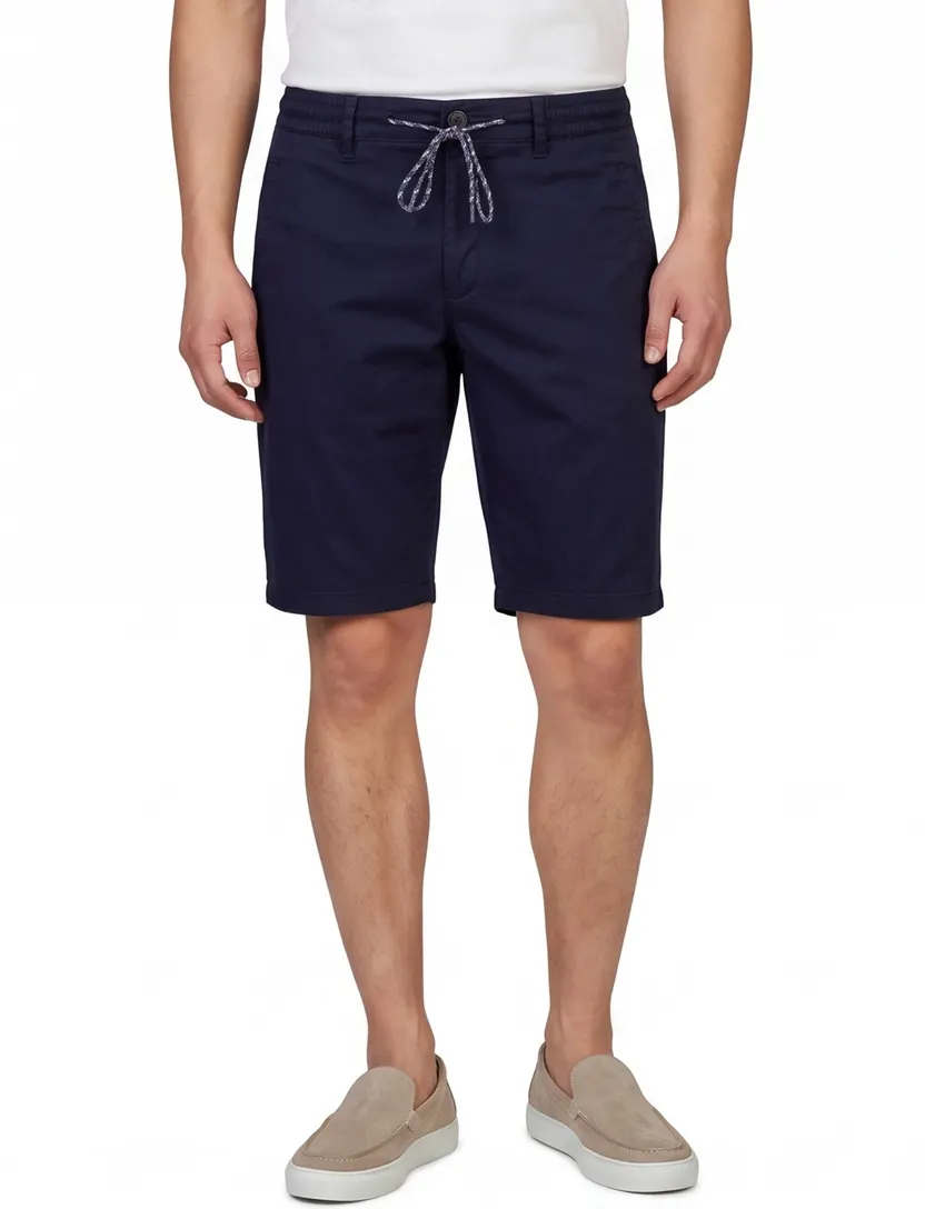 Brax Bermuda phil kb donkerblauw effen chino