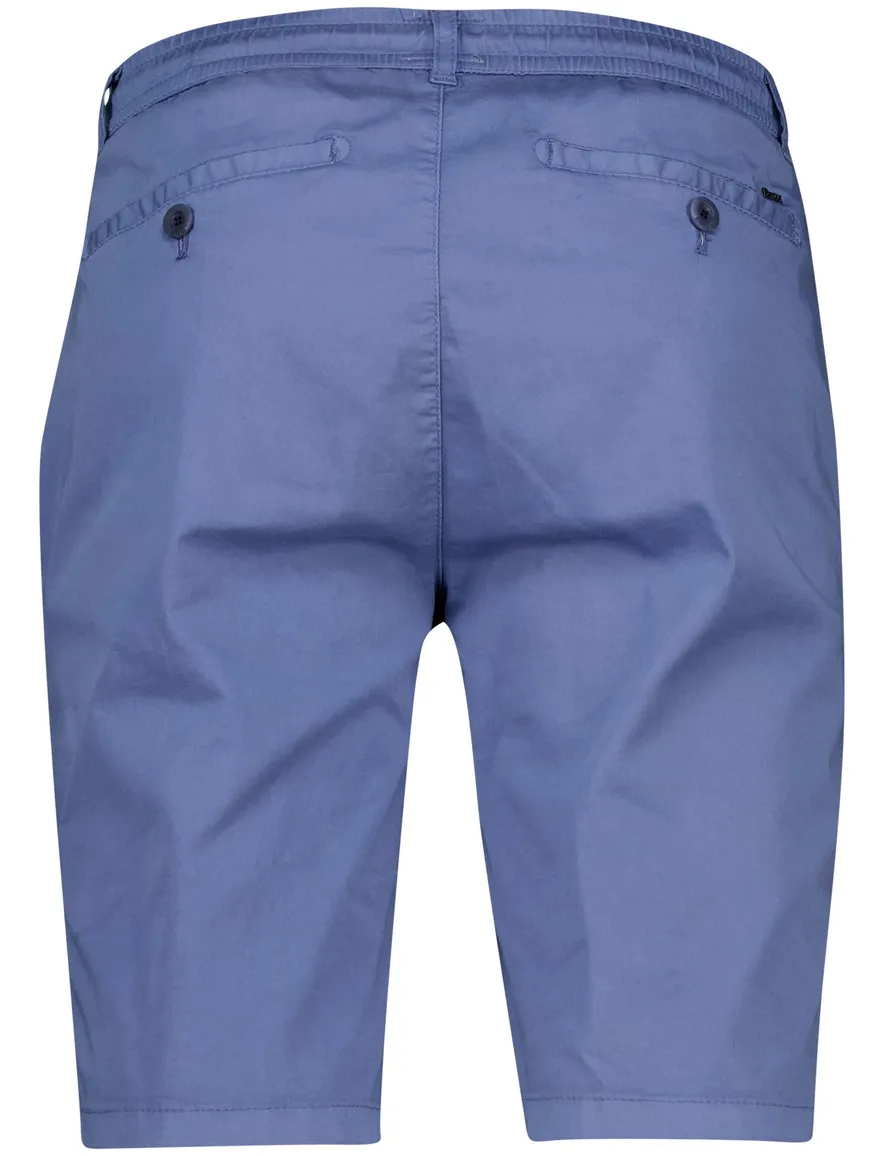 Brax bermuda blauw effen katoen