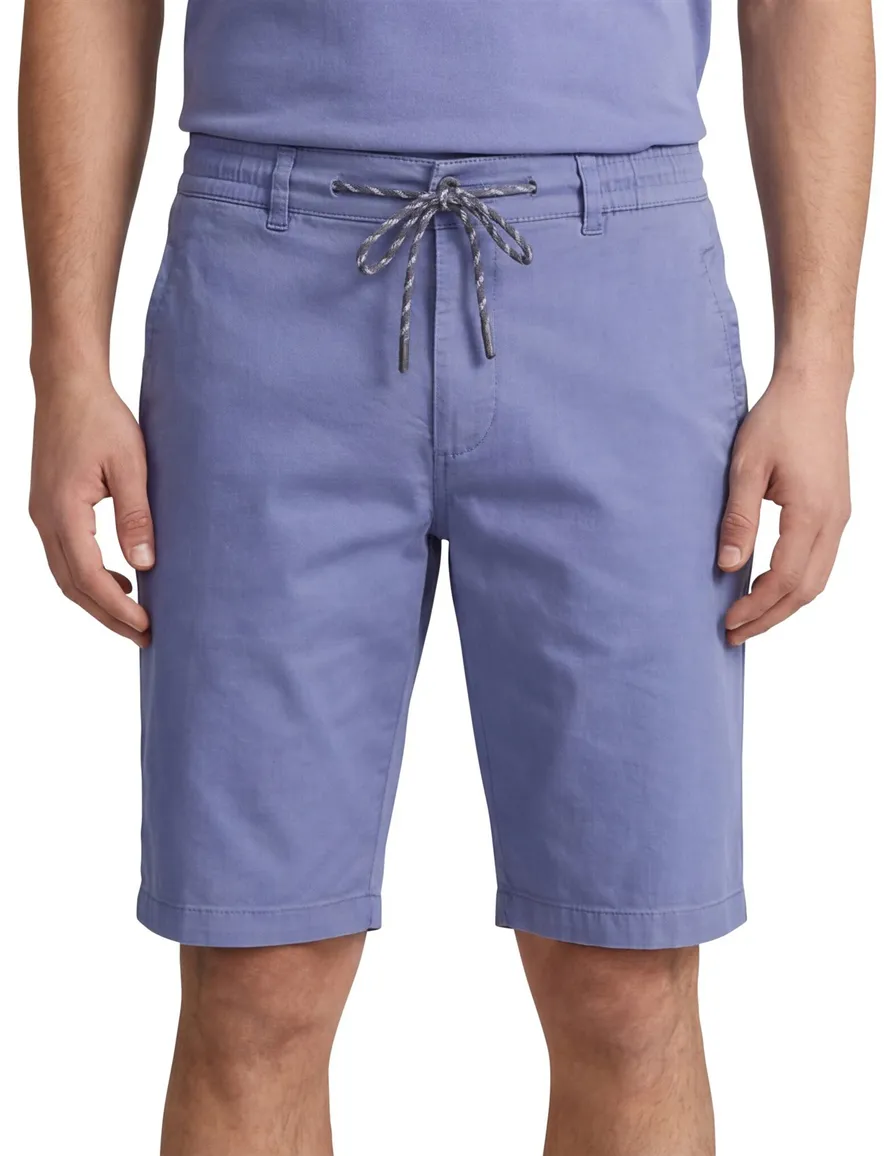 Brax bermuda blauw effen katoen