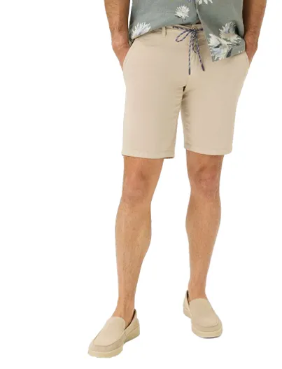 Brax Brax korte broek beige effen