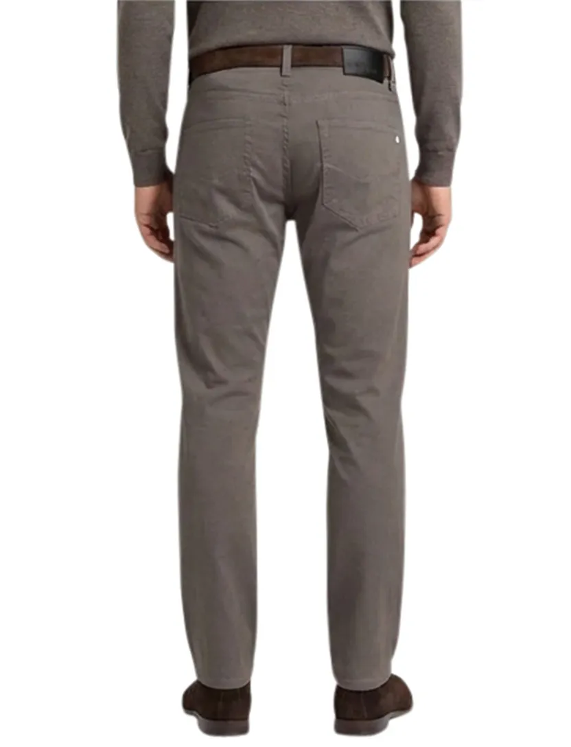 Pierre Cardin pantalon 5-pocket Lyon Tapered fit taupe