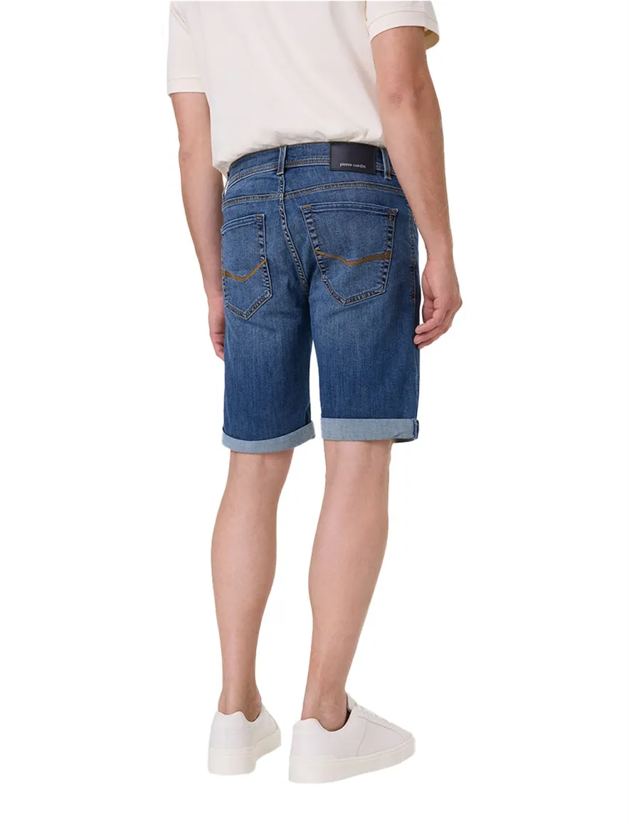 Pierre Cardin bermuda Regular Fit blauw denim